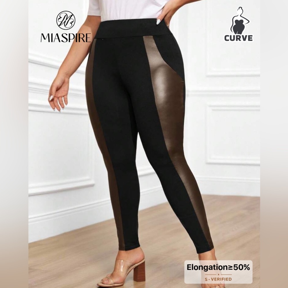 Stylish Black and Brown Women's Pants